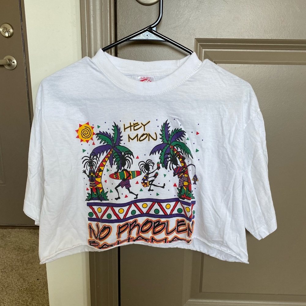 “Hey Mon” crop top